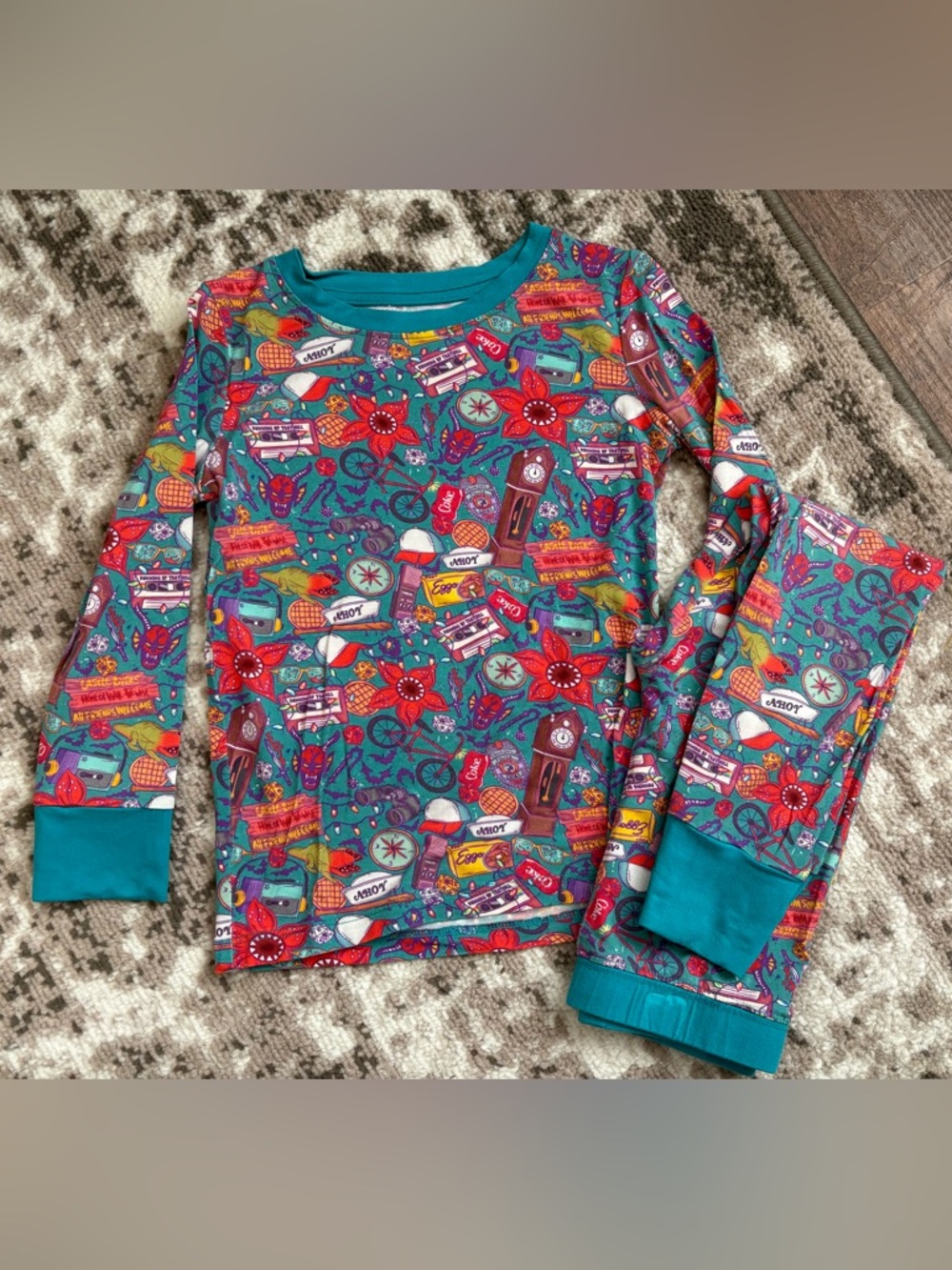 Stranger Things bamboo long sleeve/pants set